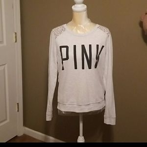 Pink Victoria secret size Medium sweatshirt